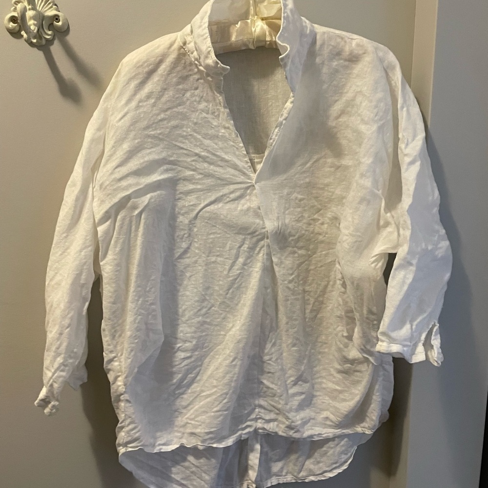 Oversized Linen Shirt